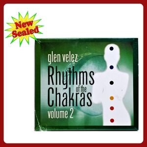 Glen Velez Rhythms of the Chakras Volume 2 New Age Percussion‎ CD 2008 NEW